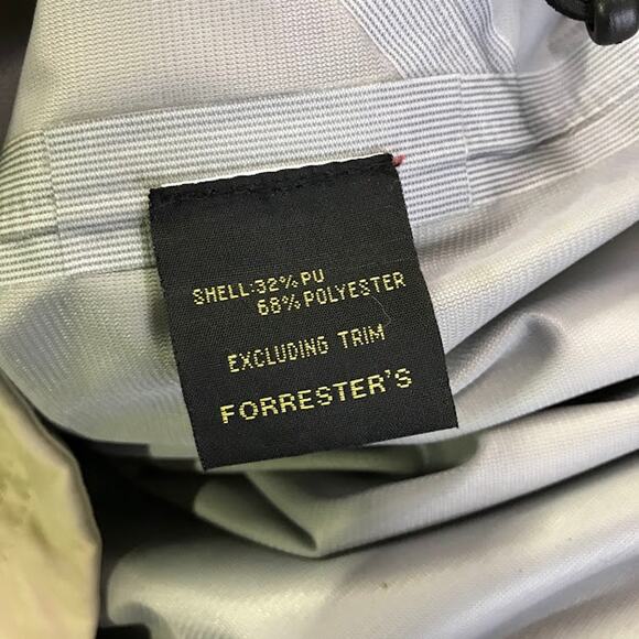 Forrester's Men Golf Jacket L Full Zip Stormtex Waterproof Vented Zip-Off Sleeve - Picture 4 of 8